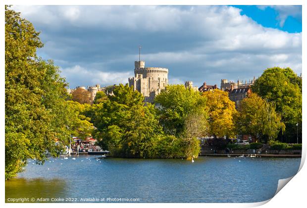 Windsor Castle | River Thames | Windsor Print by Adam Cooke