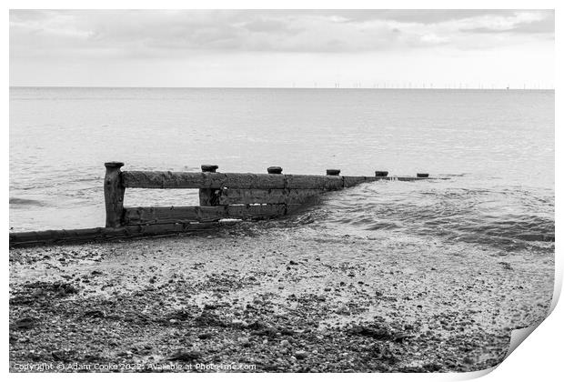 Worthing Beach | Worthing Print by Adam Cooke