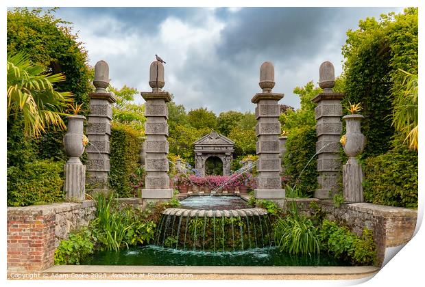 Arundel Castle | Tropical Gardens | Arundel Print by Adam Cooke