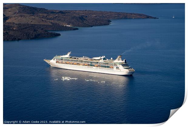 Enchantment of the Seas | Cruise Ship Print by Adam Cooke