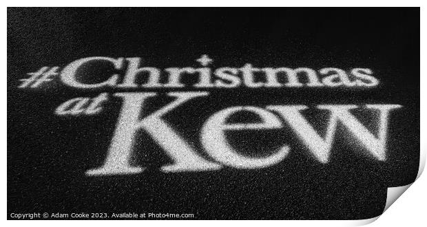 Christmas at Kew | Kew Gardens | London Print by Adam Cooke
