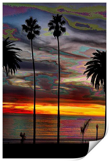 Pacific View Print by Tony Mumolo
