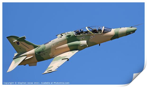 Omani Air Force Bae Hawk Aircraft Print by Ste Jones