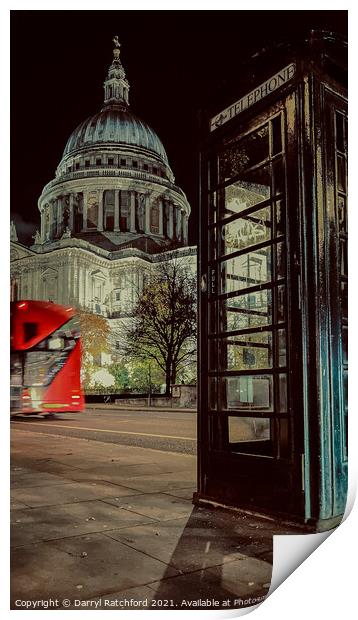 Saint Paul's Cathedral  Print by Darryl Ratchford