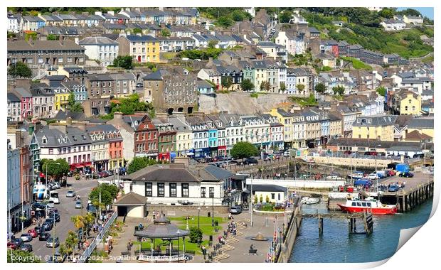 Colourful Cobh Print by Roy Curtis