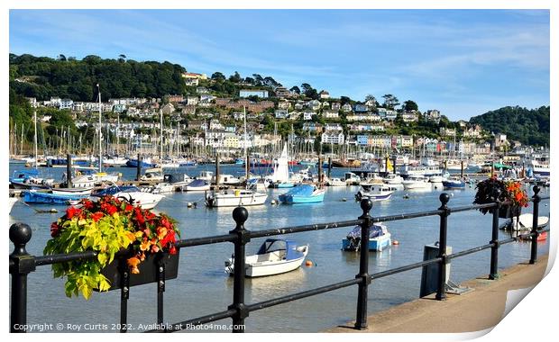 Dartmouth View to Kingswear Print by Roy Curtis