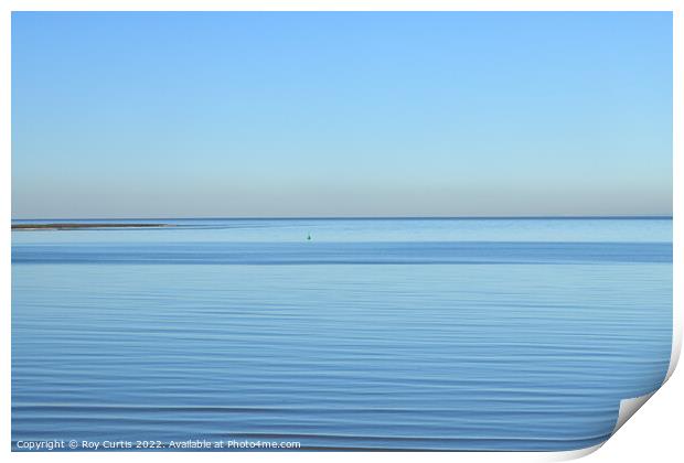 Tranquil Ripples Print by Roy Curtis