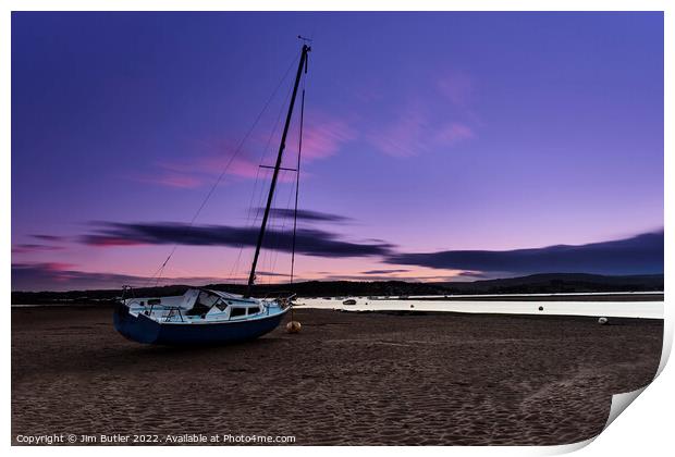 Estuary Sunset Print by Jim Butler