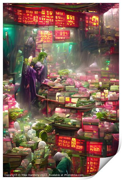 Jade Market Print by Mike Hardisty