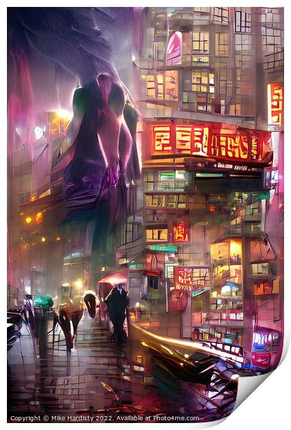 Soho Hong Kong Print by Mike Hardisty