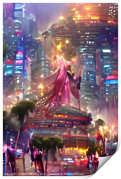 Avenue Of The Stars Hong Kong  Print by Mike Hardisty