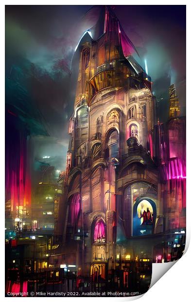Kaiser Wilhelm Memorial Church Berlin Print by Mike Hardisty