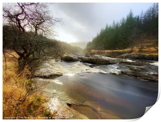 River Orchy Dreams Print by Tim King