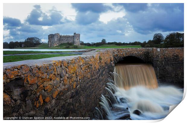 Carew Castle, Wales Print by Duncan Spence