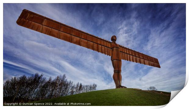 Angel of the North, Gateshead. Print by Duncan Spence