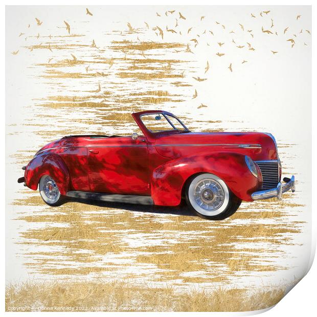 Crazy bout a Mercury Print by Donna Kennedy