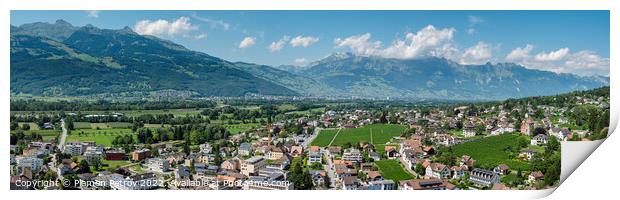 Vaduz, Liechtenstein Print by Plamen Petrov