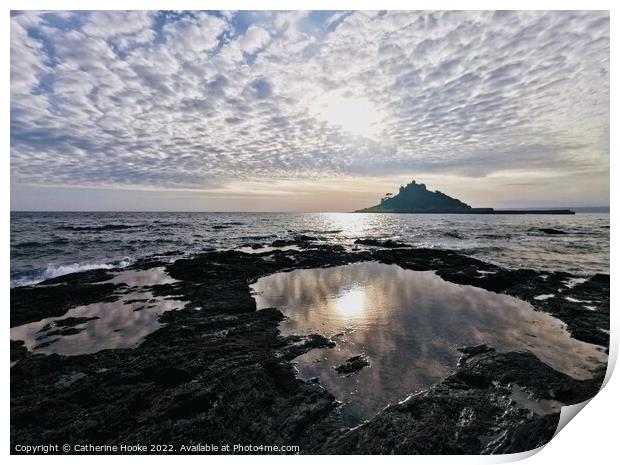 St Michael's Mount  Print by Catherine Hooke