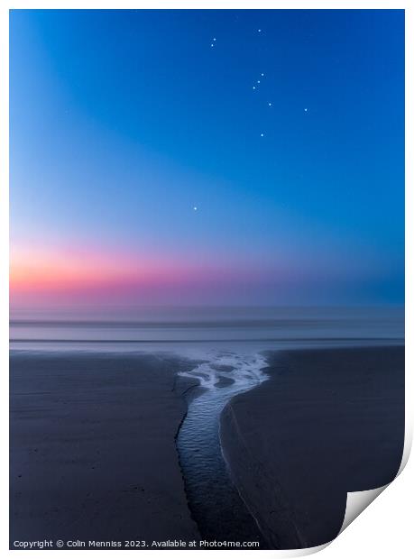Orion Greets The Dawn II Print by Colin Menniss