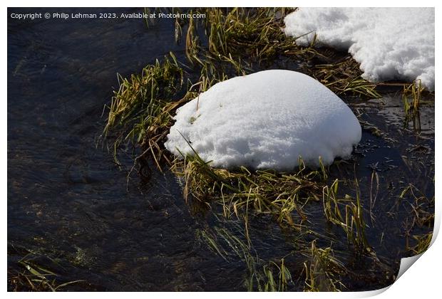 Snowy Landscape (66A) Print by Philip Lehman