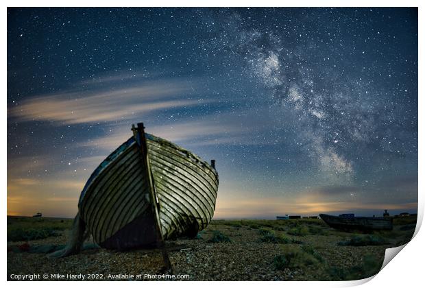 Awaiting the heavenly tide Print by Mike Hardy