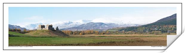 Ruthven Redcoats Barracks at Kingussie in the High Print by Keith Ringland