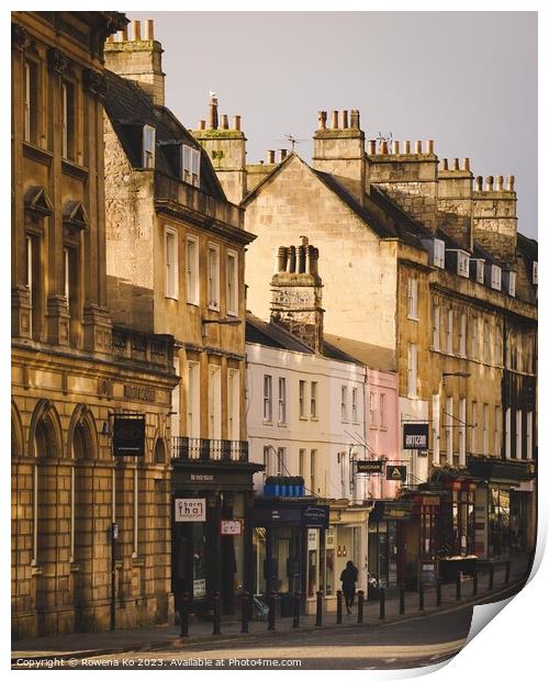 Bath Street View of George Street  Print by Rowena Ko
