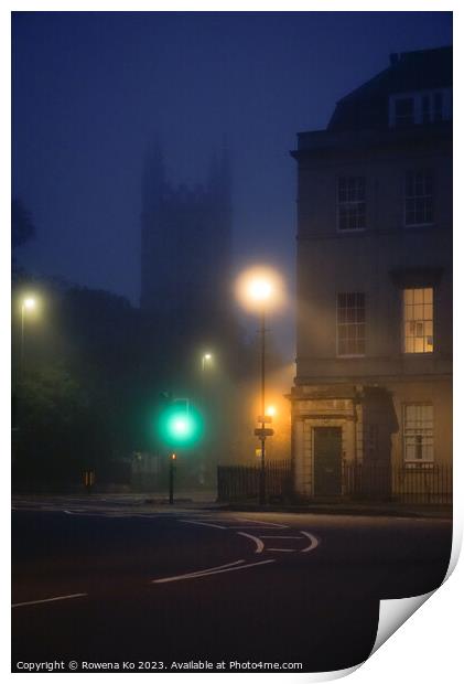 Misty morning on Bathwick Street  Print by Rowena Ko