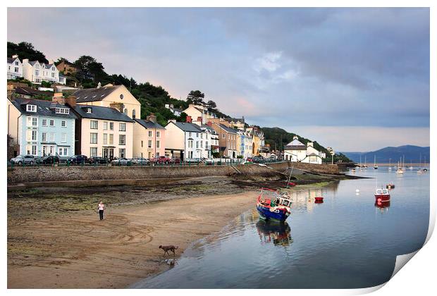 Low Tide at Aberdovey Print by Dave Urwin