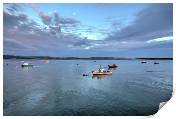 View Across the Dovey Estuary  Print by Dave Urwin