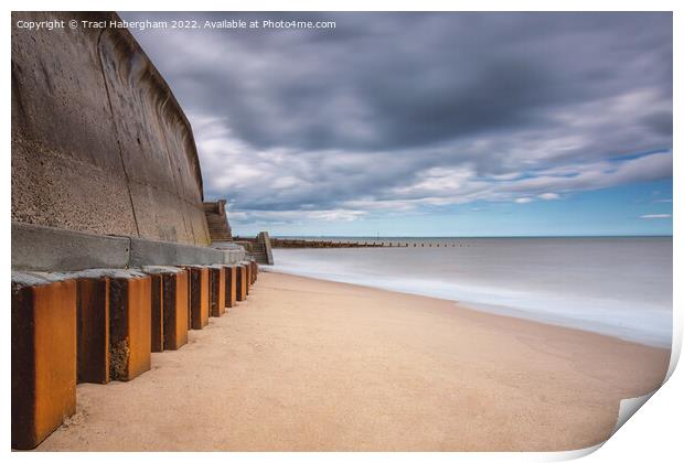 Hornsea Seafront  Print by Traci Habergham