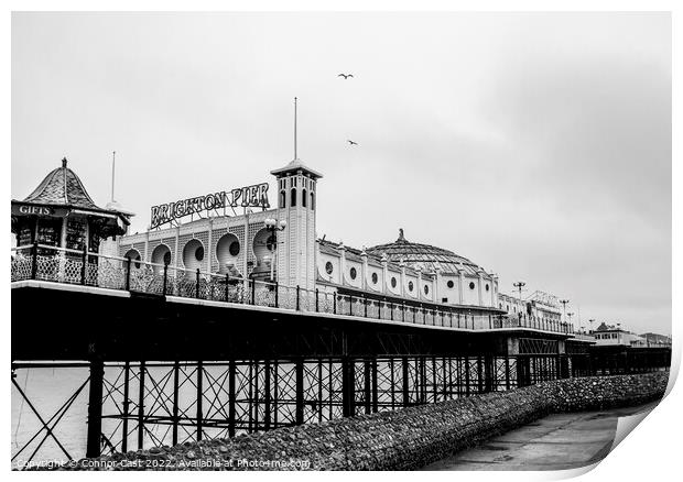 Brighton Pier Print by Connor Cast