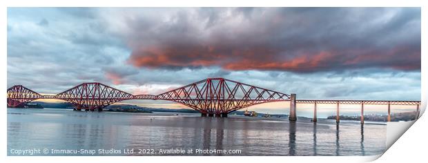 The Forth Railway Bridge Print by Storyography Photography