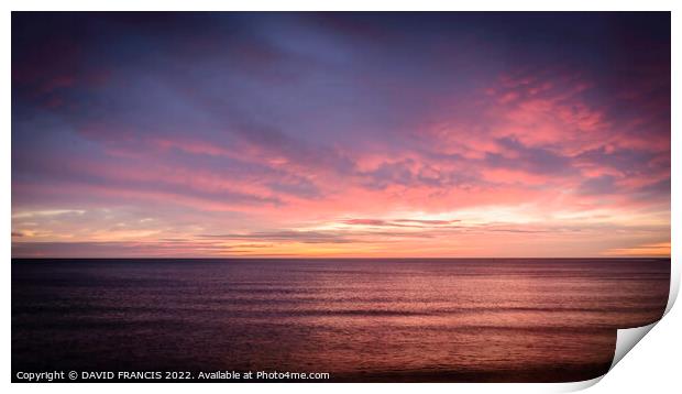 Radiant Montrose Bay Sunrise Print by DAVID FRANCIS
