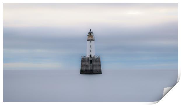 The Secluded Beauty of Rattray Head Lighthouse Print by DAVID FRANCIS