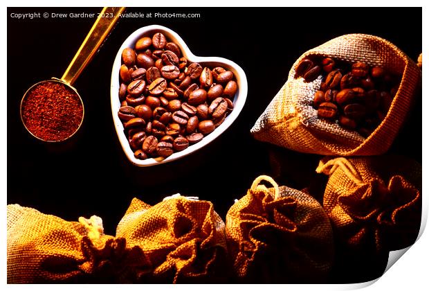 Coffee Print by Drew Gardner