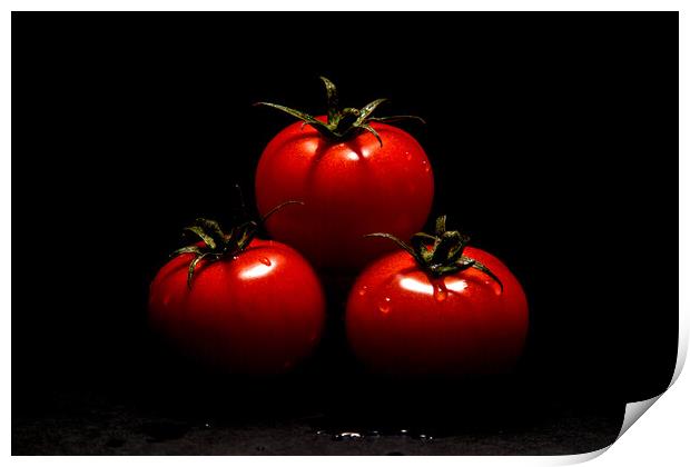  Tomatoes  Print by Will Ireland Photography