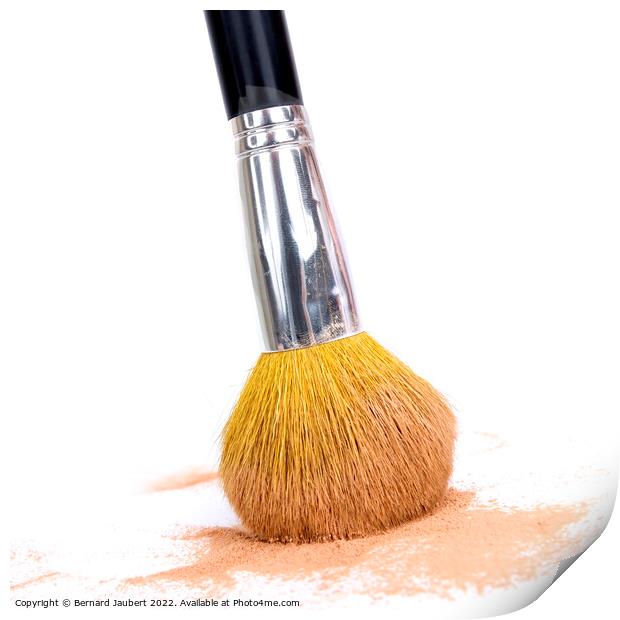 Make-up brush Print by Bernard Jaubert