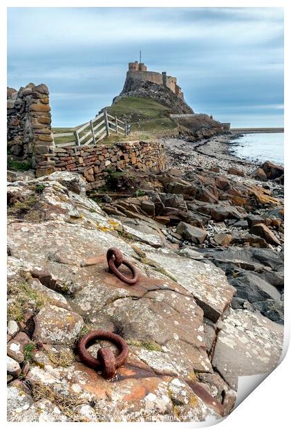 Lindisfarne Castle Holy island Northumberland UK Print by Craig Yates