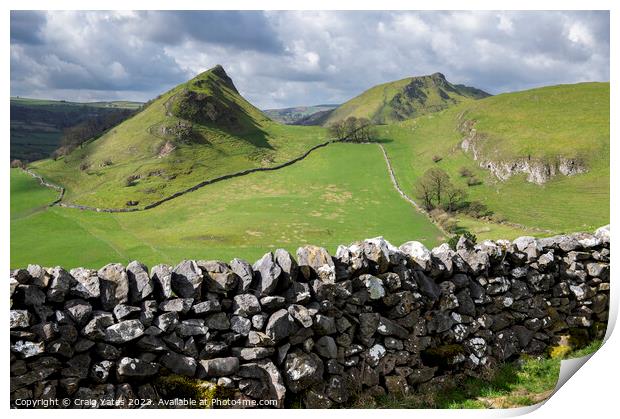 Parkhouse and Chrome Hill Peak District. Print by Craig Yates