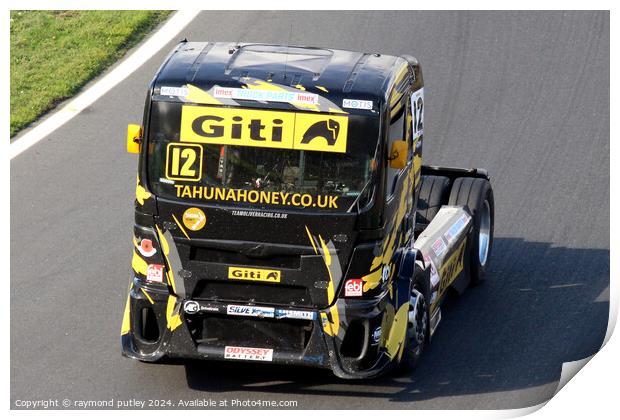 British Truck Racing. Print by Ray Putley