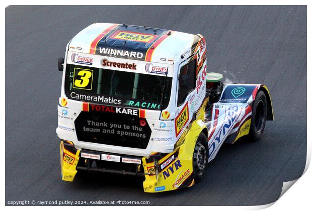 British Truck Racing. Print by Ray Putley