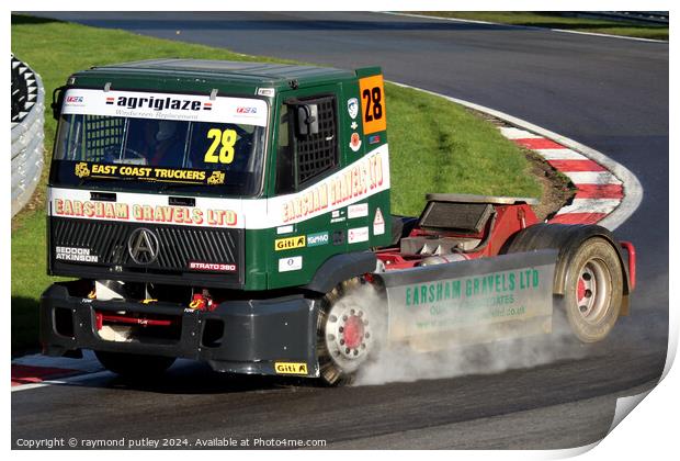 British Truck Racing. Print by Ray Putley