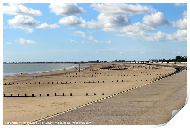 Dymchurch Seafront Print by Ray Putley