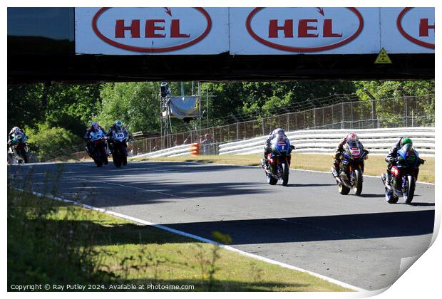 British Superbikes Championship. Print by Ray Putley