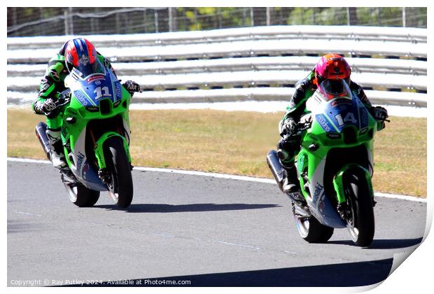 British Superbikes Championship. Print by Ray Putley