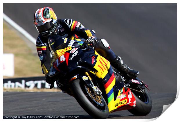 Pirelli National Superstock. Print by Ray Putley