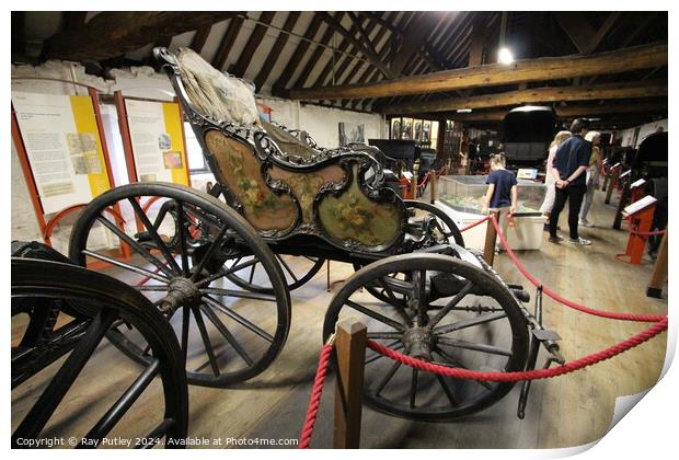 Tyrwhitt-drake Museum of Carriages – England, UK. Print by Ray Putley