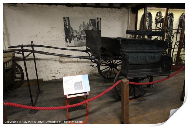 Tyrwhitt-drake Museum of Carriages – England, UK. Print by Ray Putley