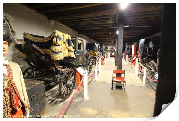 Tyrwhitt-drake Museum of Carriages – England, UK. Print by Ray Putley